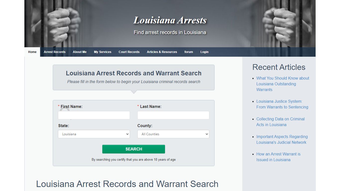 Louisiana Arrests